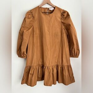 Cinq A Sept Jackie Mini Dress Cinnamon brown L